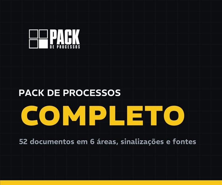 Capa do Pack de Processos Completo